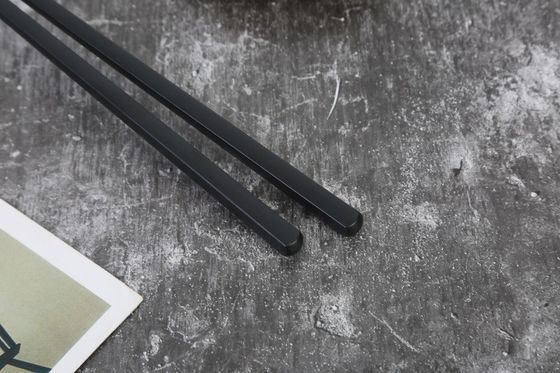 Black Plastic Alloy Chopsticks Tableware And Utensils Chopsticks Alloy